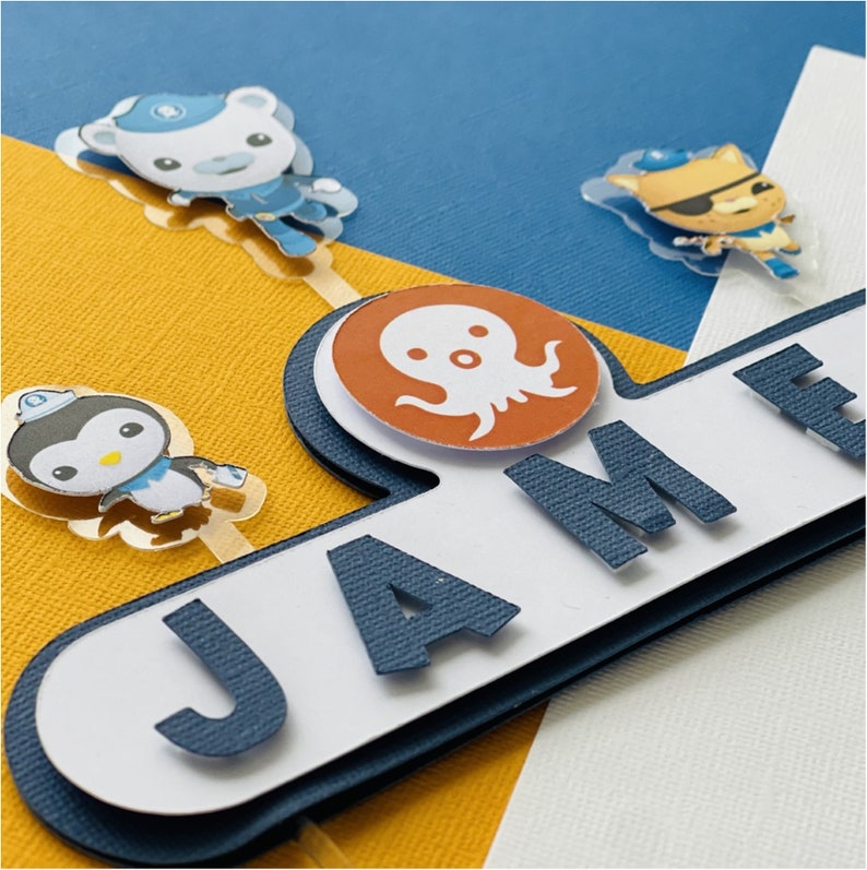 Octonauts Cake Topper Captain Barnaby, Kwazii, Peso Etsy Australia