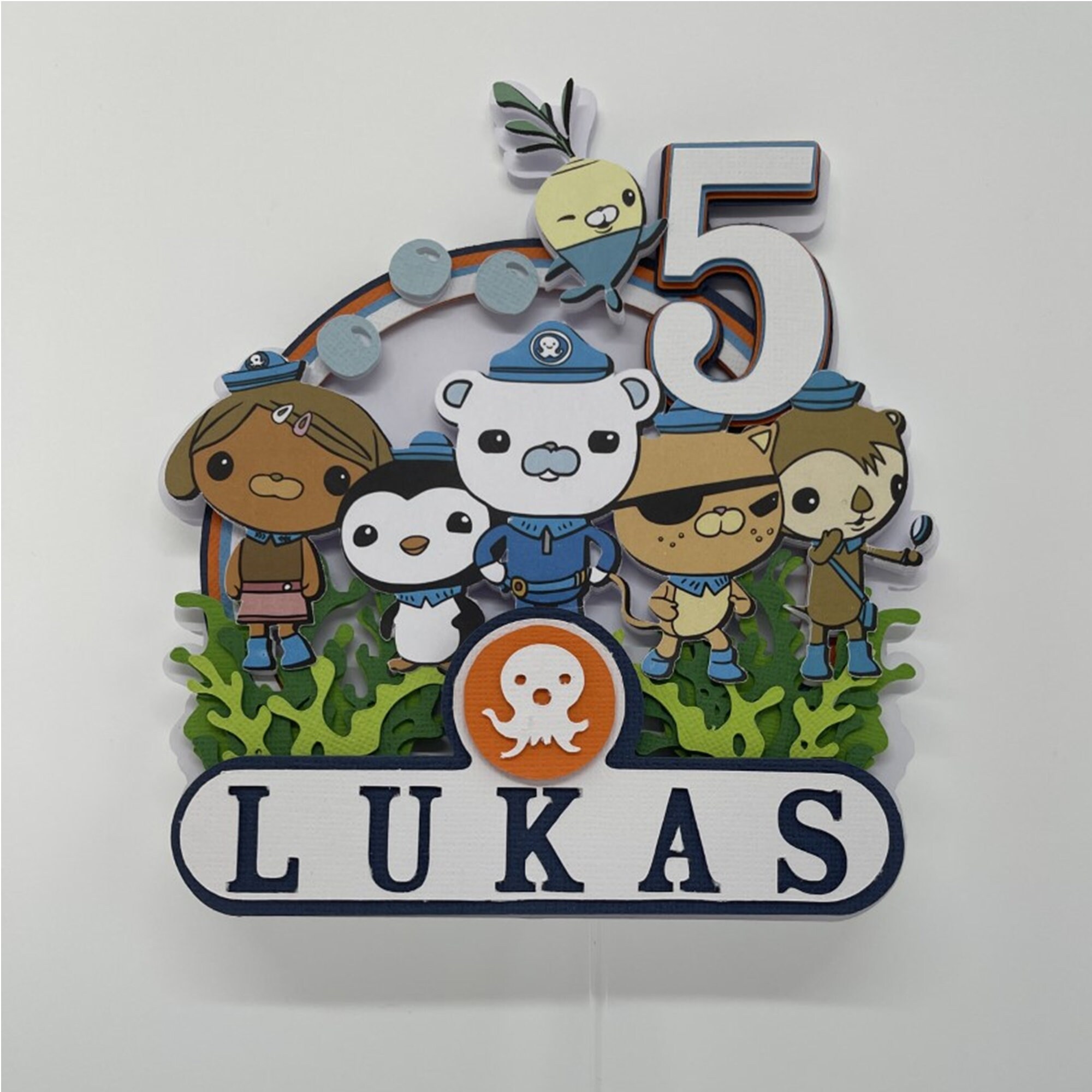 Octonauts Cake Topper With Flashing Lights Etsy Australia