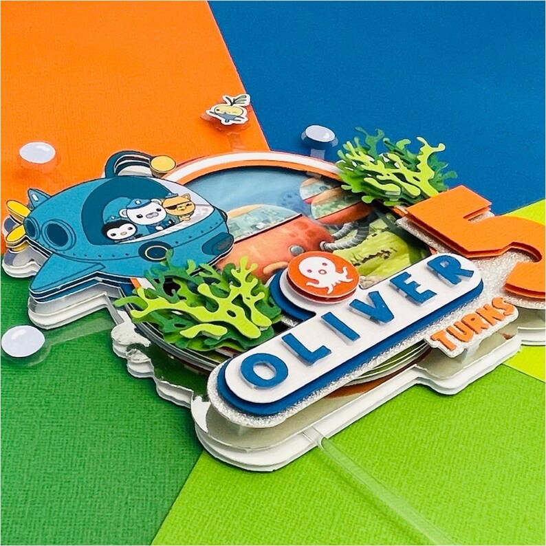 Octonauts With Gup A Cake Topper With Flashing Lights Etsy Australia