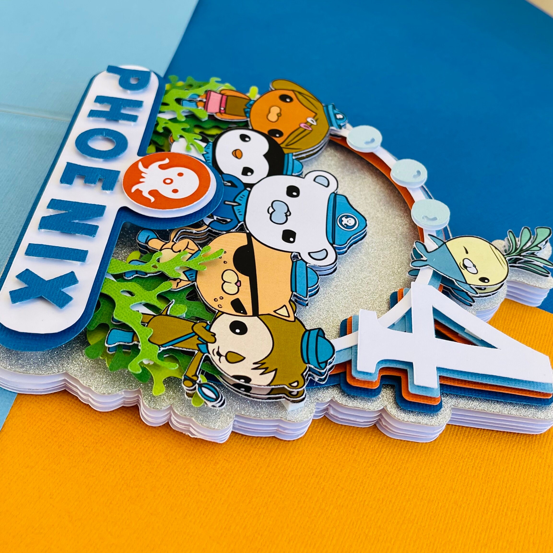 Octonauts Cake Topper With Flashing Lights Etsy Australia