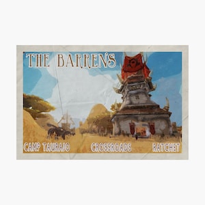 The Barrens Travel Postcard (World of Warcraft)