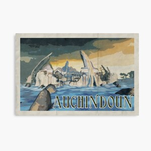 Auchindoun Travel Postcard (World of Warcraft)