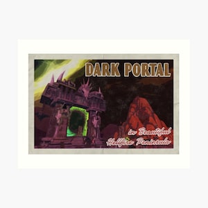 The Dark Portal Postcard (World of Warcraft)