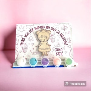 Princess Party Favors | Princess Paint Kit | Paint Kit Party Favor | Princess Magnet DIY Craft Kit | Custom Party Favors | Princess Party