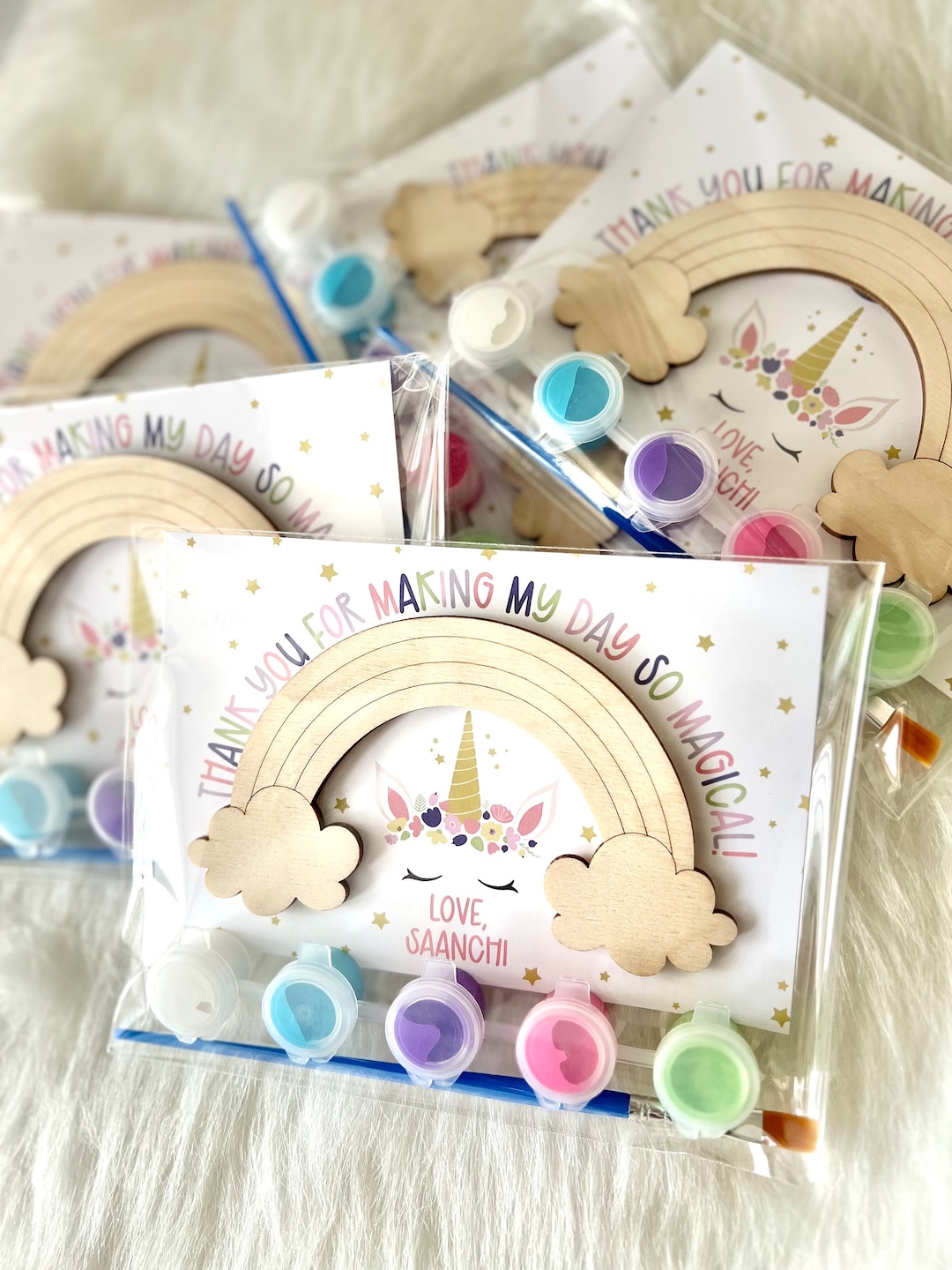 Unicorn Rainbow Party Favors Personalized Party Favors Party Favor