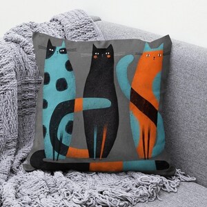 Funda de cojín con forma de gato, funda de cojín con forma de gato siamés, fundas de almohada con forma de gato, cojines decorativos con forma de gato, cojines para amantes de los gatos