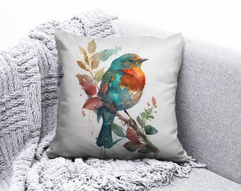 OiseauVoler Cute Birds Linen Pillow Cover – 14 X 24 Inch Decorative Cushion Case For Sofa & Bed - View #3