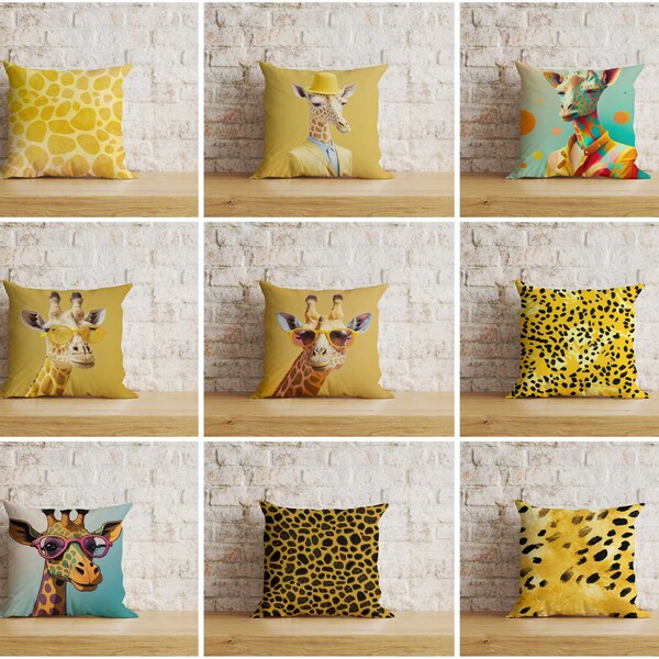 Giraffe Pillows - Etsy