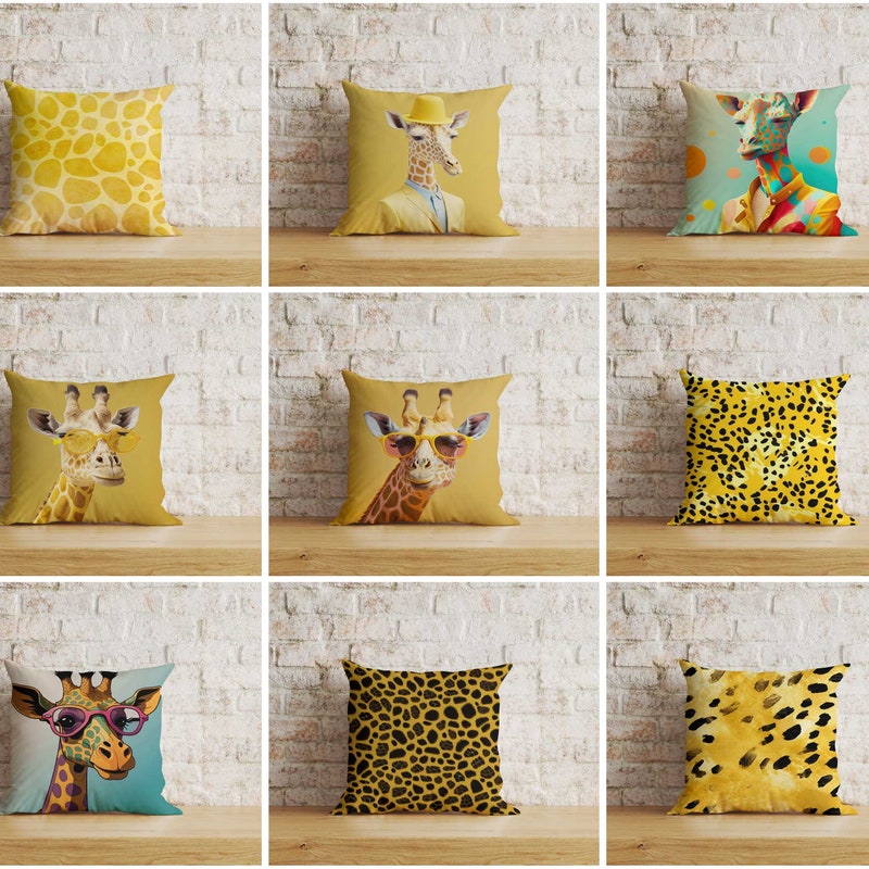 Giraffe Pillows - Etsy