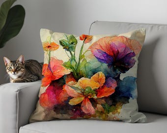 Kissenbezug, Blumenmuster, Florales Muster