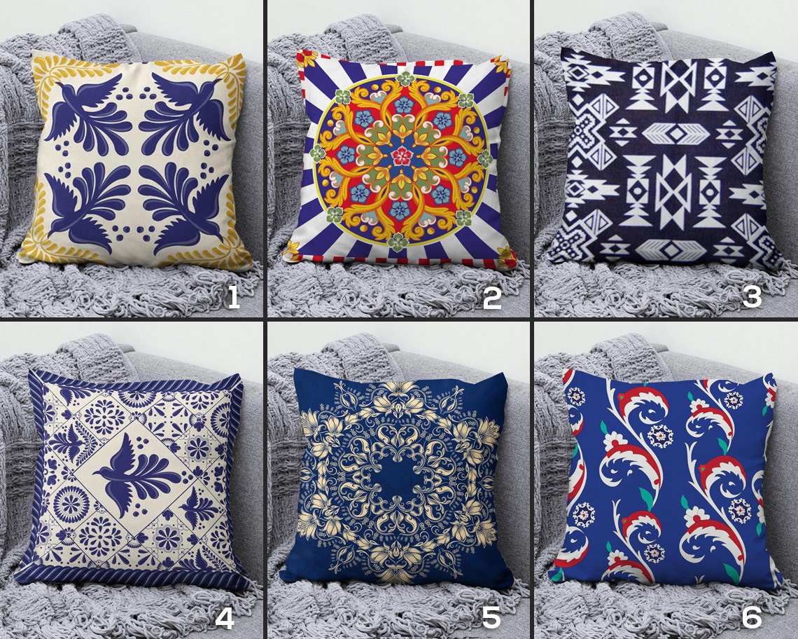 Mexican outdoor clearance pillows