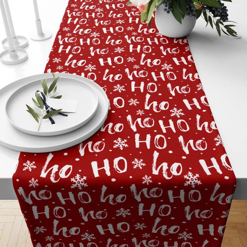 Srliya Rot-Schwarz Karierter Tischläufer – 210 X 35 Cm, Weihnachtliche Deko Aus Hochwertigem Stoff Für Bis Zu 6 Personen