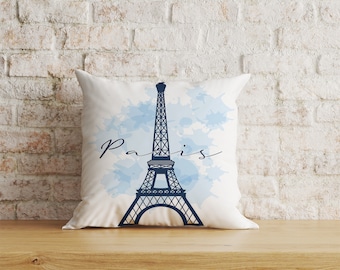Paris Eiffelturm Kissenbezug, Strickstoff Frankreich Home Decor