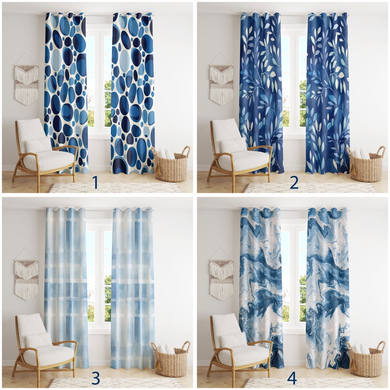 Coastal Curtains - Etsy