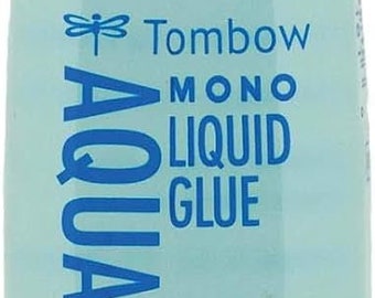 Tombow Mono Aqua Liquid Glue, Dual Applicator Tips, 1.69 oz