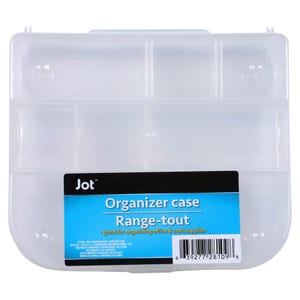 Mallette de rangement pour petites pièces à 9 compartiments