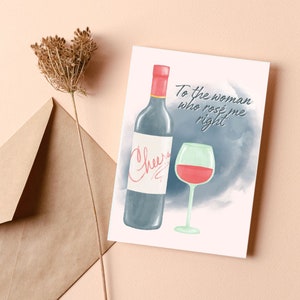 Greeting Card for Mom- Rose