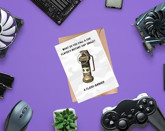 Punny COD Gamer Karte/Warzone/Modern Warfare