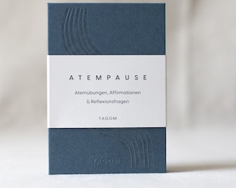 Atempause Karten Set | Atemübungen, Affirmationen & Reflexionsfragen