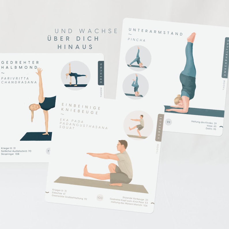 Yoga Karten Stärke & Balance Set Bild 6