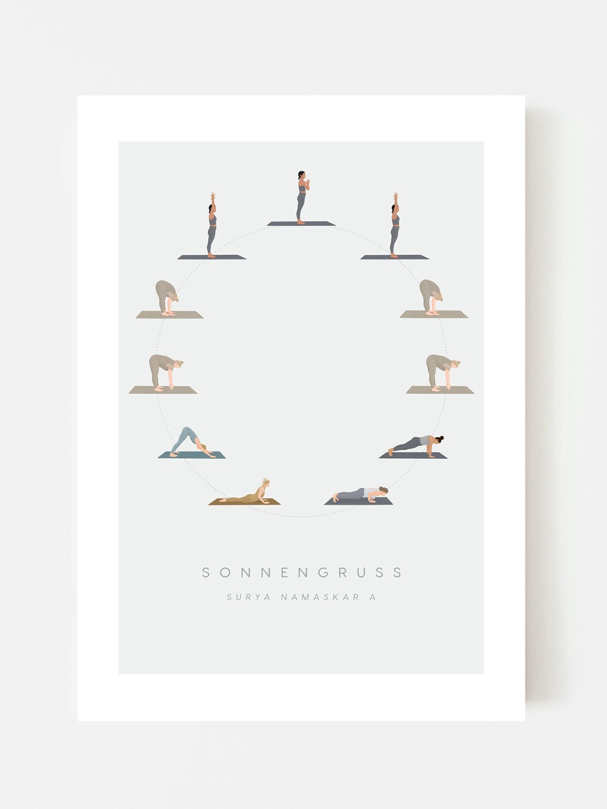 Discover Yoga Wall Art Poster