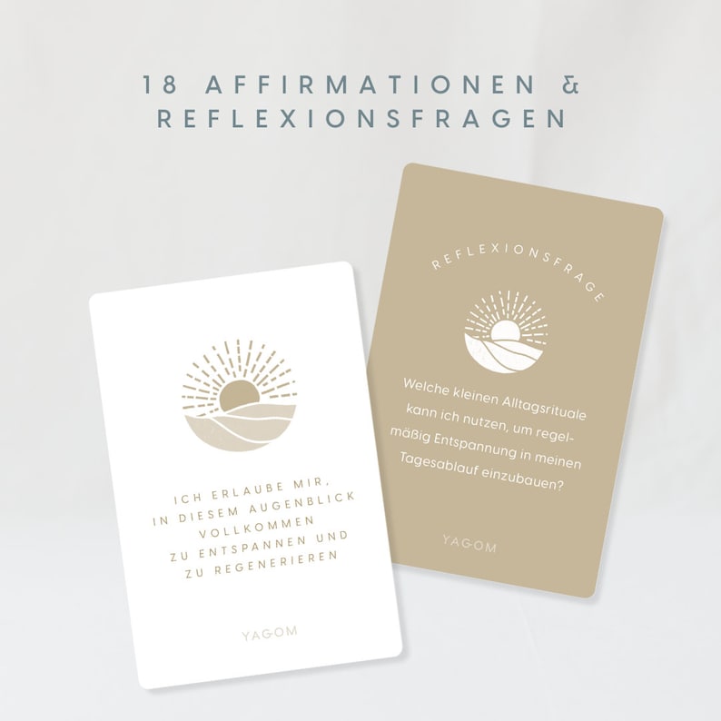 Atempause Karten Set Atemübungen, Affirmationen & Reflexionsfragen Bild 3