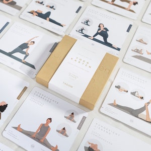 Yoga Karten Rücken & Hüften Set (36 Posen)