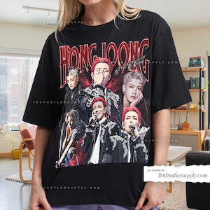 Hongjoong Ateez inspired Vintage Graphic Shirt, Ateez Concert retro Tee, Ateez World Tour shirt, shirt for atiny, Kpop Unisex Graphic Shirt