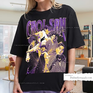 Choi san Ateez inspired Vintage Graphic Shirt, Ateez Concert retro Tee, Ateez World Tour shirt, shirt for atiny, Kpop Unisex Graphic Shirt