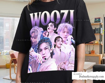 Woozi Seventeen Vintage Retro Graphic Shirt, Woozi Retro T Shirt, Kpop Bootleg Shirt, Kpop Tour Merch, Kpop Shirt Tour, Seventeen Tour