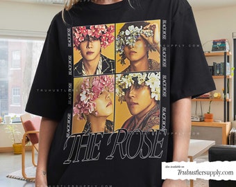 Kim Woosung jaehyeong dojoon hajoon Retro Graphic shirt tee, The Rose Shirt tee tshirt, Kpop Gift , The Rose shirt, Kim Woosung Homage