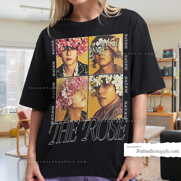 Kim Woosung jaehyeong dojoon hajoon T-shirt graphique rétro, t-shirt The Rose Shirt, cadeau Kpop, chemise The Rose, hommage à Kim Woosung