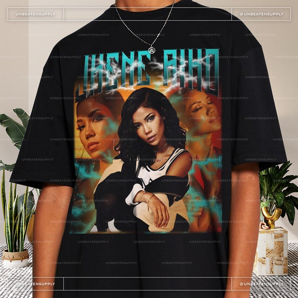 Jhene Aiko shirt, Jhene Aiko Vintage 90s Unisex shirt rapper Vintage Tee Shirt tshirt | Jhene Aiko Chilombo Retro queen of RNB T Shirt