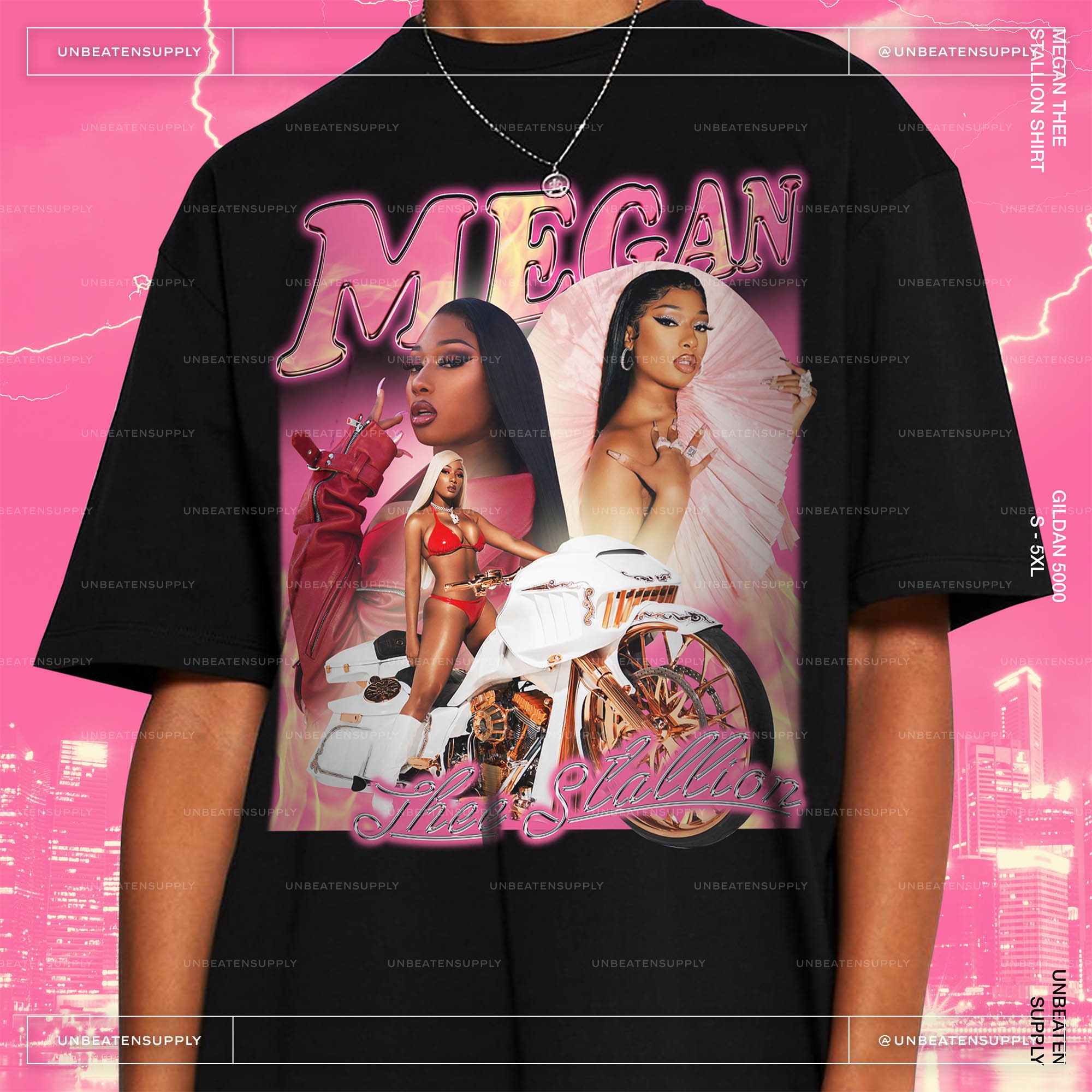 Megan Thee Stallion, Megan Thee Stallion Rap Tee, Vintage Shirt Band, 90's  Shirt, Tour Band Shirt, 100% Cotton, Clothing Adult Unisex 