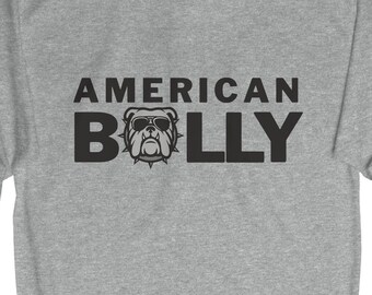 Unisex American Bully Zip Hoodie, Dog Lover Gift