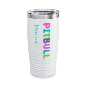 Vaso Ringneck, 20oz Pit Bull Momma, Vaso de pitbull de acero grabado, Taza de viaje para perros Pitbull, Vaso de regalo para amantes de pitbull de mamá de perro pitbull