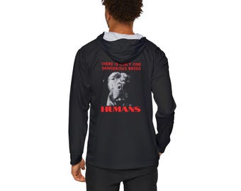 Sudadera deportiva de calentamiento para hombre Solo hay una raza peligrosa Regalo para humanos, perros, papás, amantes de los perros Amante del bully americano Dueño de la raza bully