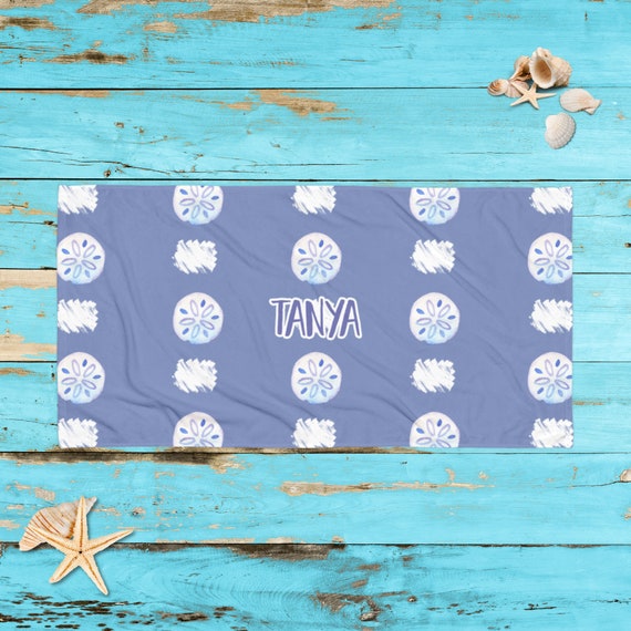 Sand Dollar Beach Towels Girl Toddler Mermaid Bath Towel W/ Etsy