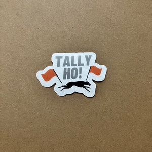 Tally Ho! FastCat Dog Sticker Decal, Waterproof scratchproof, FastCat Decal for Car, Water bottle, Laptop, Customizable  Decal