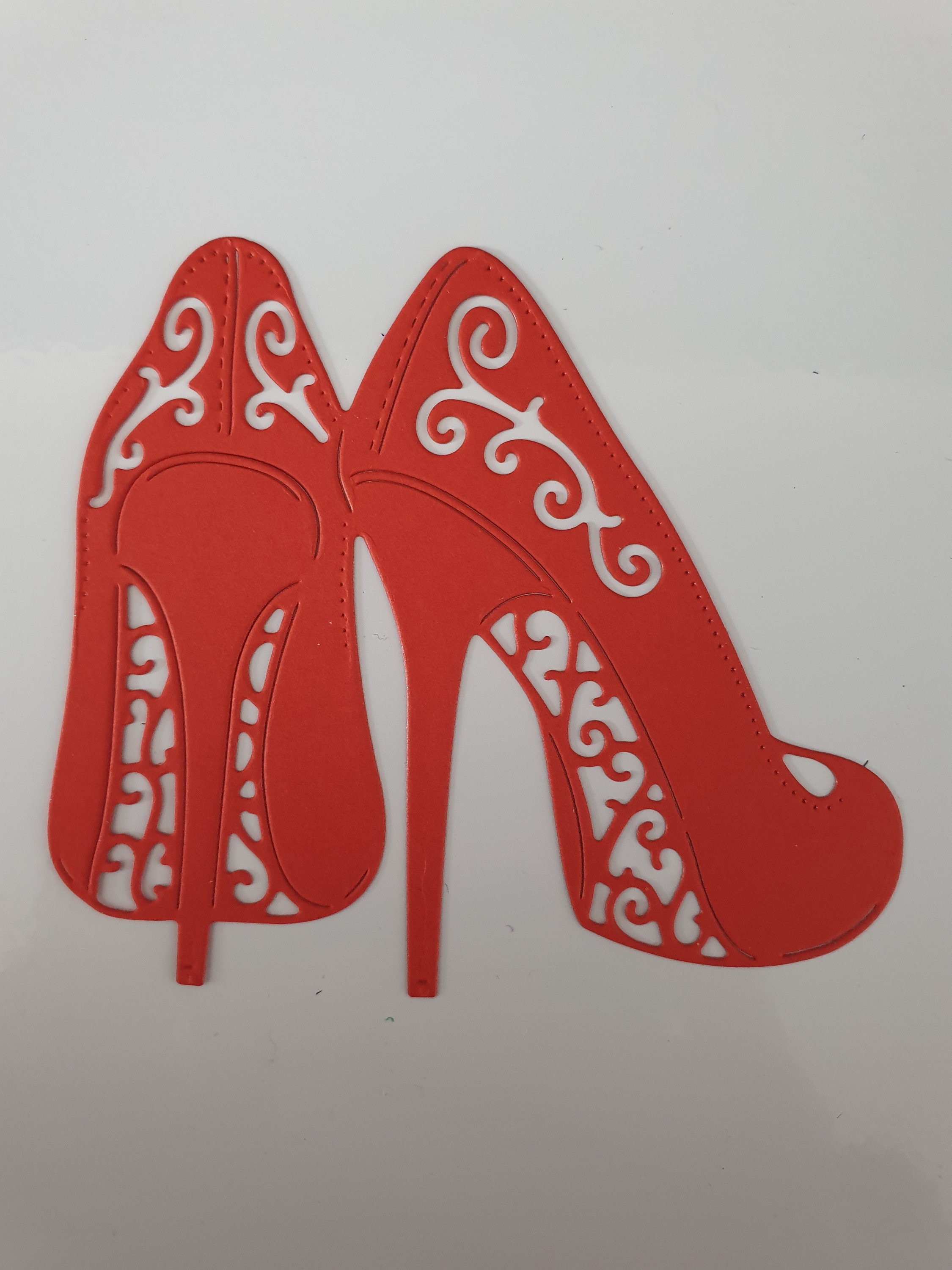 High Heel Shoe Template For Card