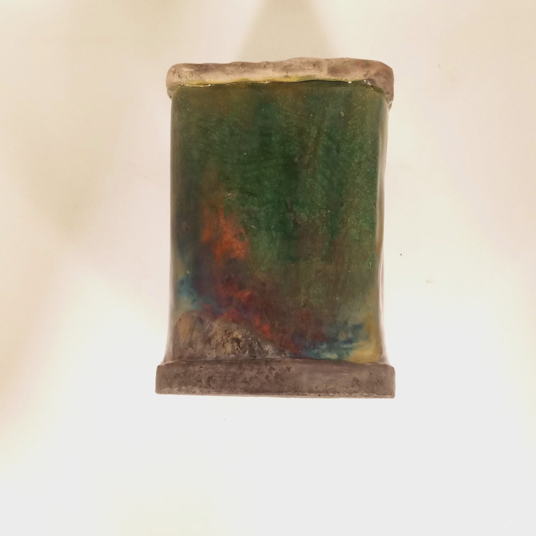 RAKU POTTERY Hand-built Vase Best Home Décor Made From Quality ...