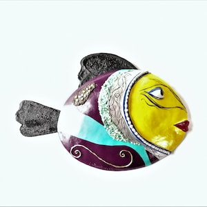 Unieke Wall Art Clay Sculpture nautische muur decor kerstcadeau