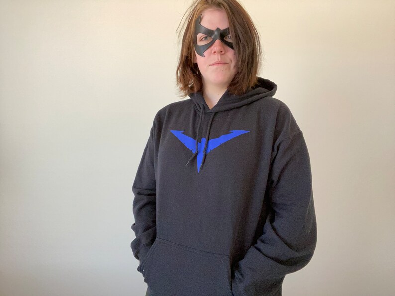 Nightwing t-shirt, hero tee, superhero tee, cosplay image 2