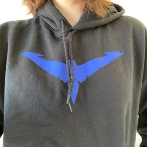 Nightwing t-shirt, hero tee, superhero tee, cosplay image 1