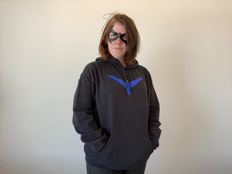Nightwing t-shirt, hero tee, superhero tee, cosplay image 3