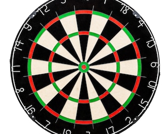 PRECUT 8 Inch Edible Dart board Cake Topper Decoration - Available in Wafer or Icing