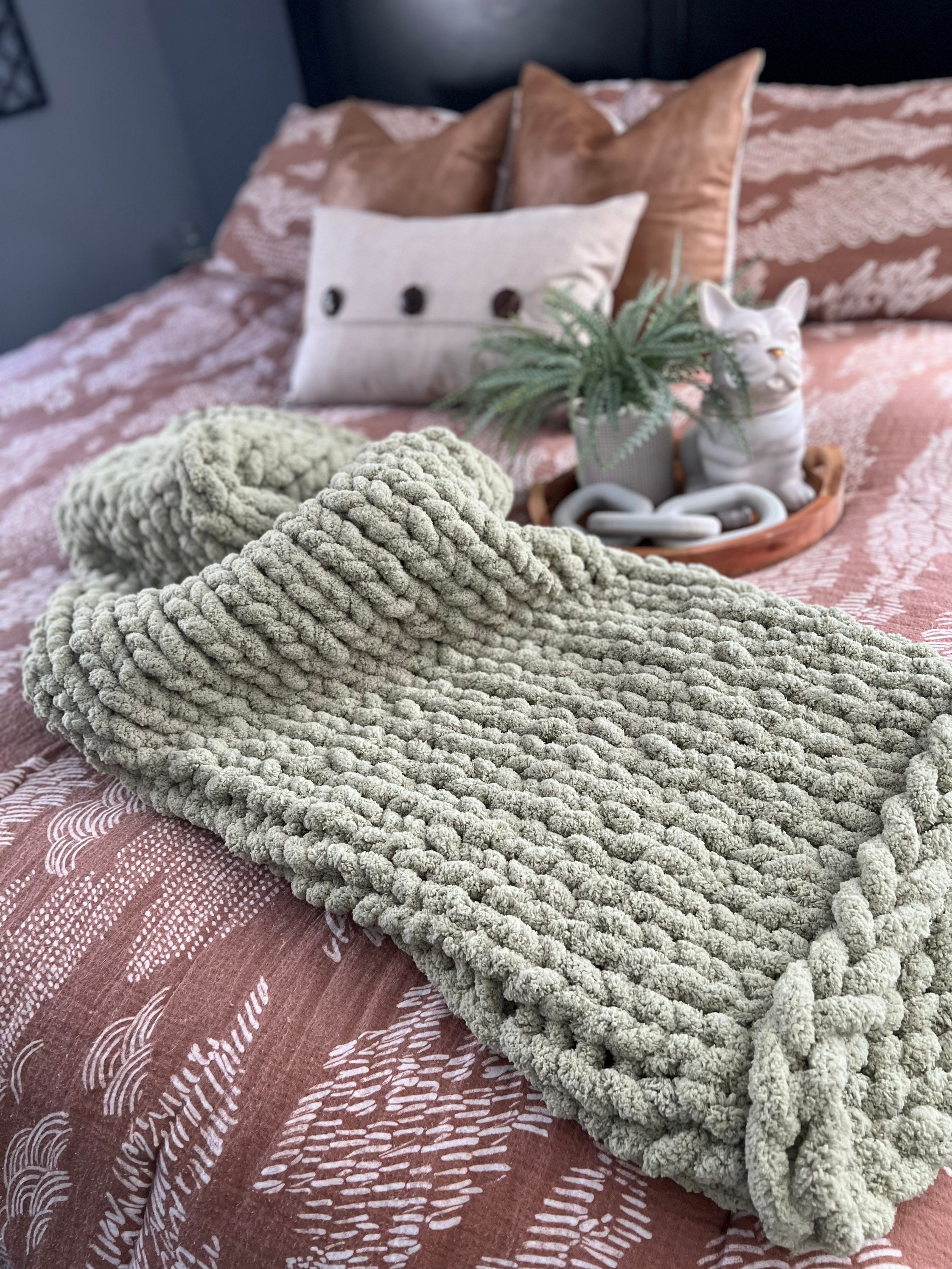 Sage Green Blanket Yarn Etsy