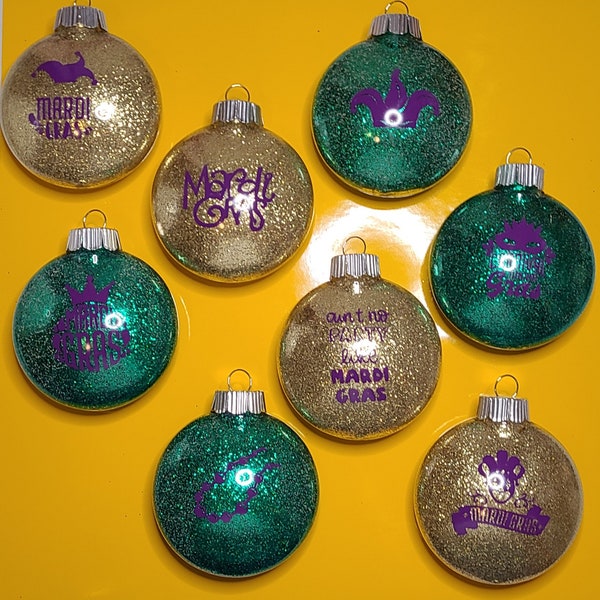 mardi gras crown ornament