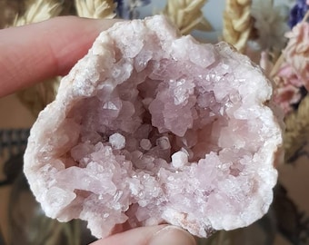 Geoda de amatista rosa