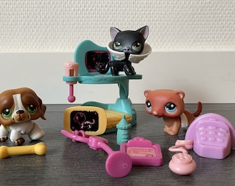 Littlest Pet Shop, gemütliches Pflegezentrum, Tierhandlung, LPS, Hasbro, Vintage-Spielzeug, authentisch